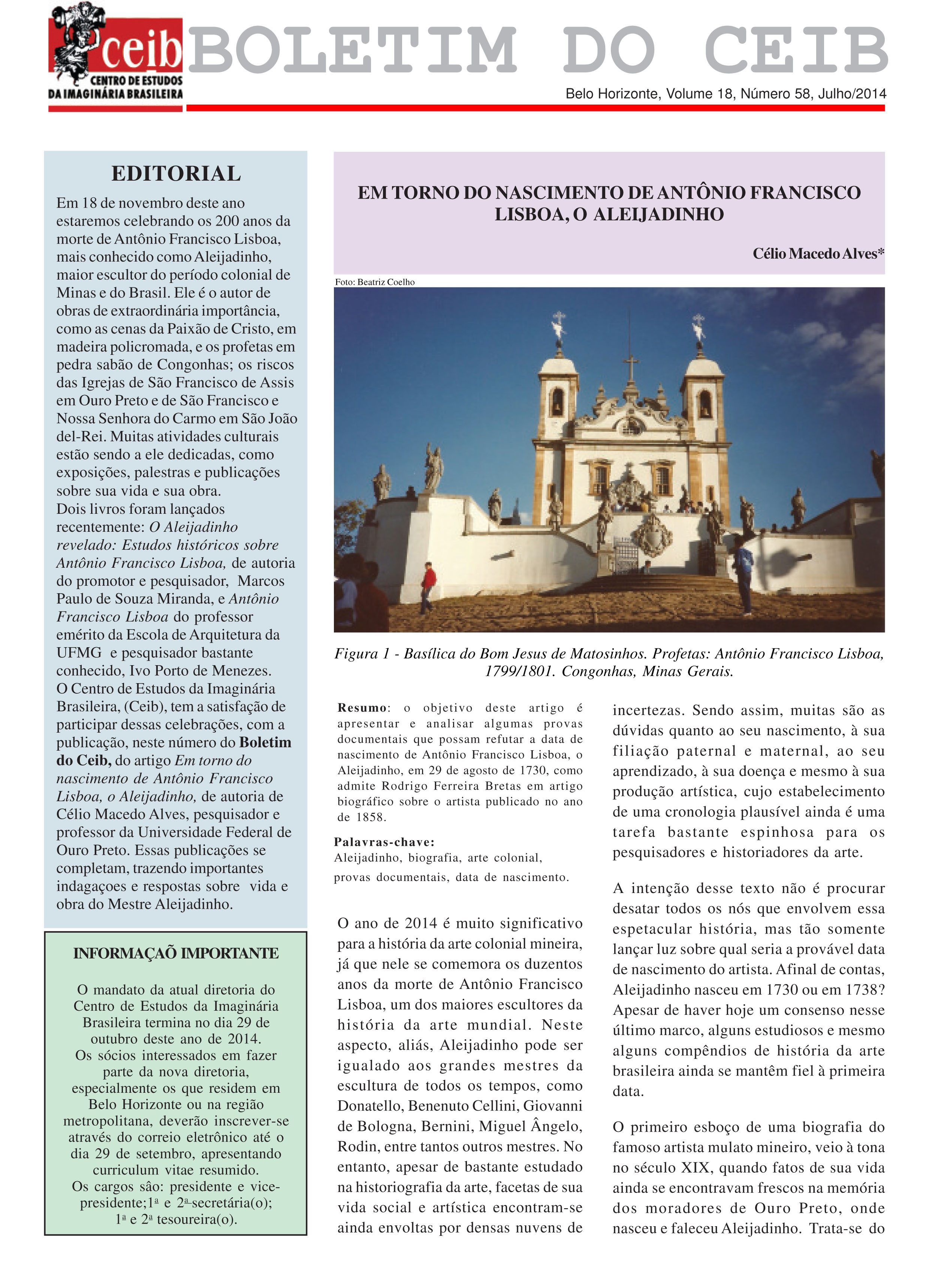 					Visualizar v. 18 n. 58 (2014): Boletim do Ceib
				