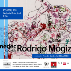 Bate-papo na Galeria da EBA com o artista Rodrigo Mogiz